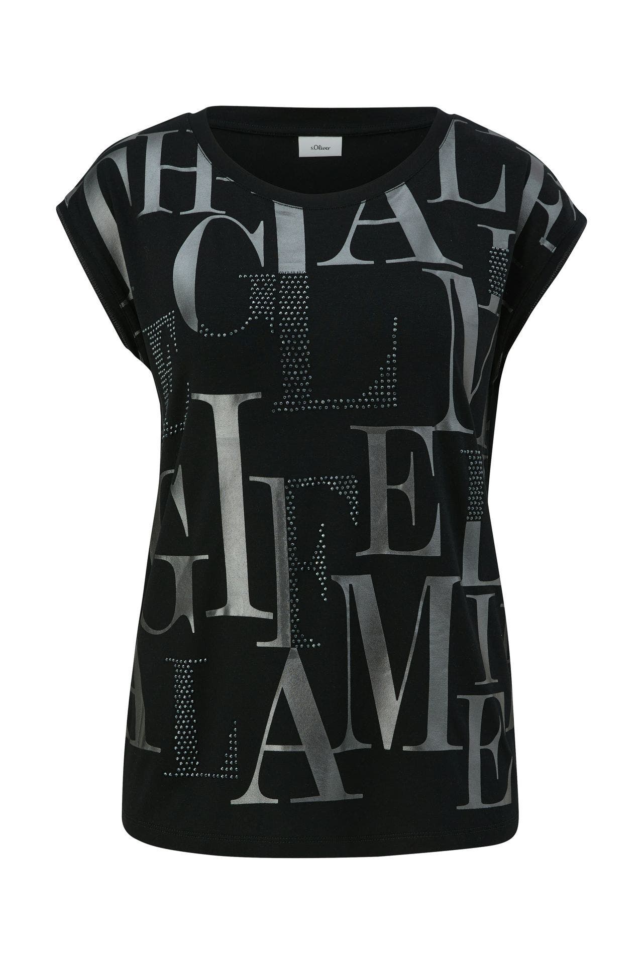 S.OLIVER BLACK LABEL T-Shirt gemustert, Bild 1
