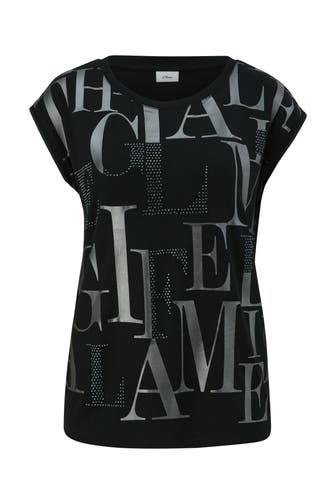 S.OLIVER BLACK LABEL T-Shirt gemustert