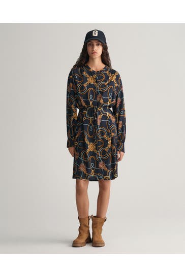 GANT Blusenkleid gemustert