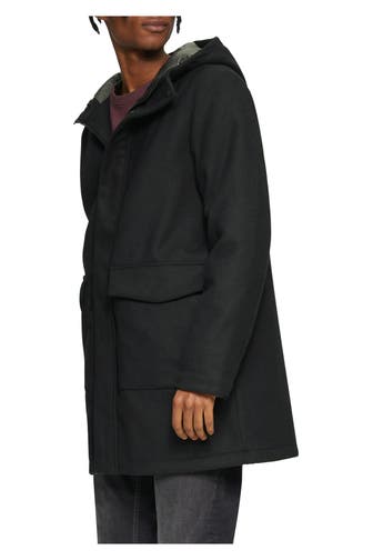 S.OLIVER Wollmix-Mantel navy