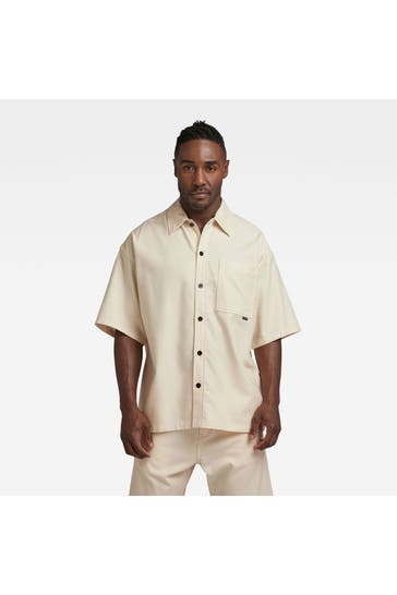 G-STAR Kurzarmhemd 'Kain' Oversize Fit