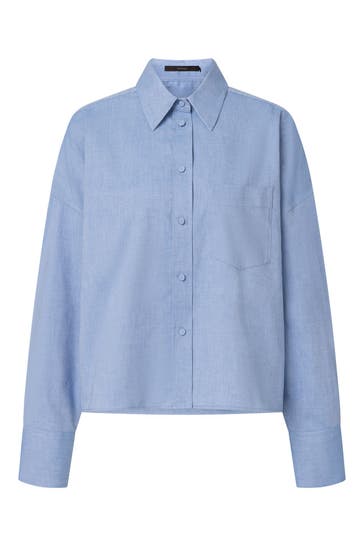 WINDSOR. Business-Bluse Hemdbluse hellblau