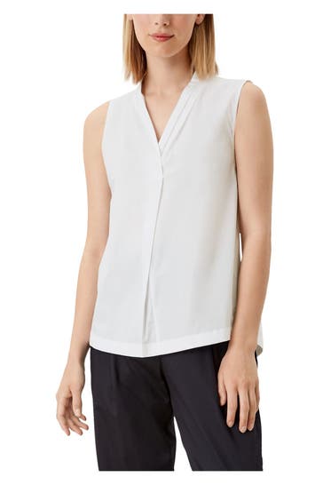 S.OLIVER BLACK LABEL Blusentop weiß