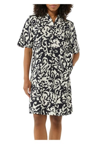 COMMA, Casual-Kleid gemustert