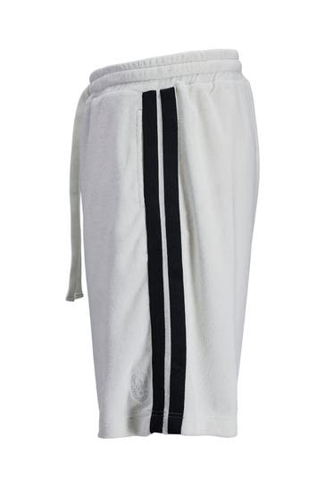 JACK & JONES Frottier-Shorts 'Jpstbill Athletico' weiß