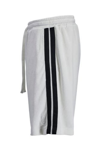 JACK & JONES Frottier-Shorts 'Jpstbill Athletico' weiß