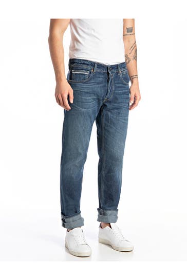 REPLAY Jeans dunkelblau straight