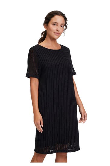 CARTOON Häkelkleid schwarz