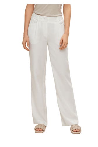 COMMA, Stoffhose weiß