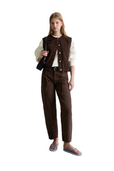MARC O'POLO DENIM Brown denim vest