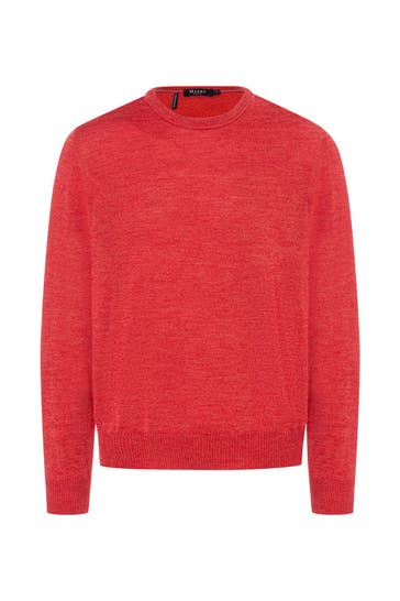 MAERZ MUENCHEN Wollpullover terracotta
