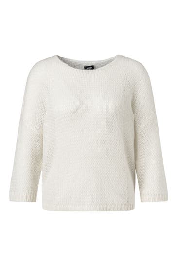 JOOP! Wollmix-Pullover 'Kagami' offwhite