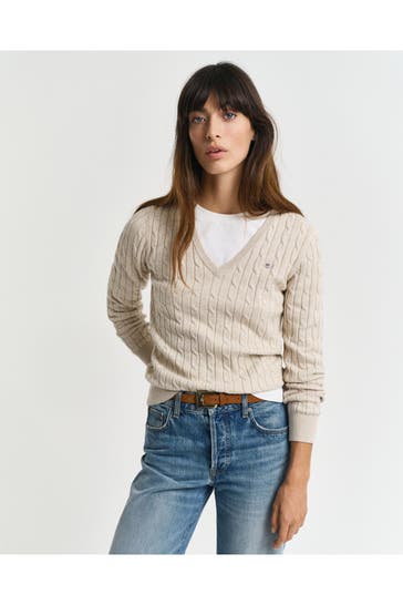 GANT Strickpullover beige