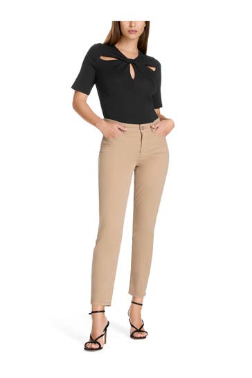 MARC CAIN Stoffhose beige