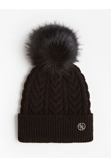 GUESS Strickmütze schwarz