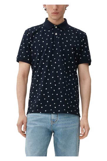 S.OLIVER Polo-Shirt dunkelblau