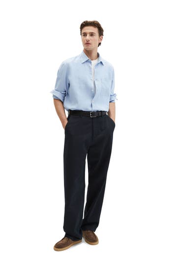 MARC O'POLO Casual-Hemd hellblau