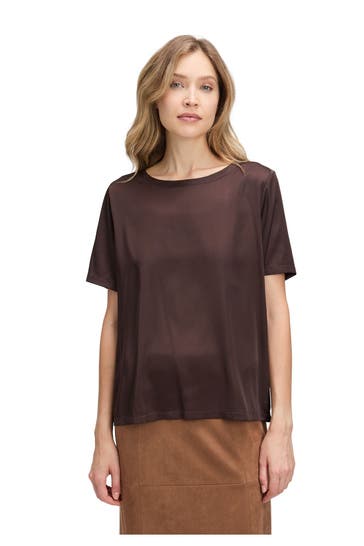 BETTY BARCLAY Blusenshirt dunkelbraun