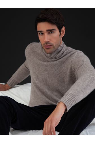 FTC Cashmere-Rollkragenpullover taupe