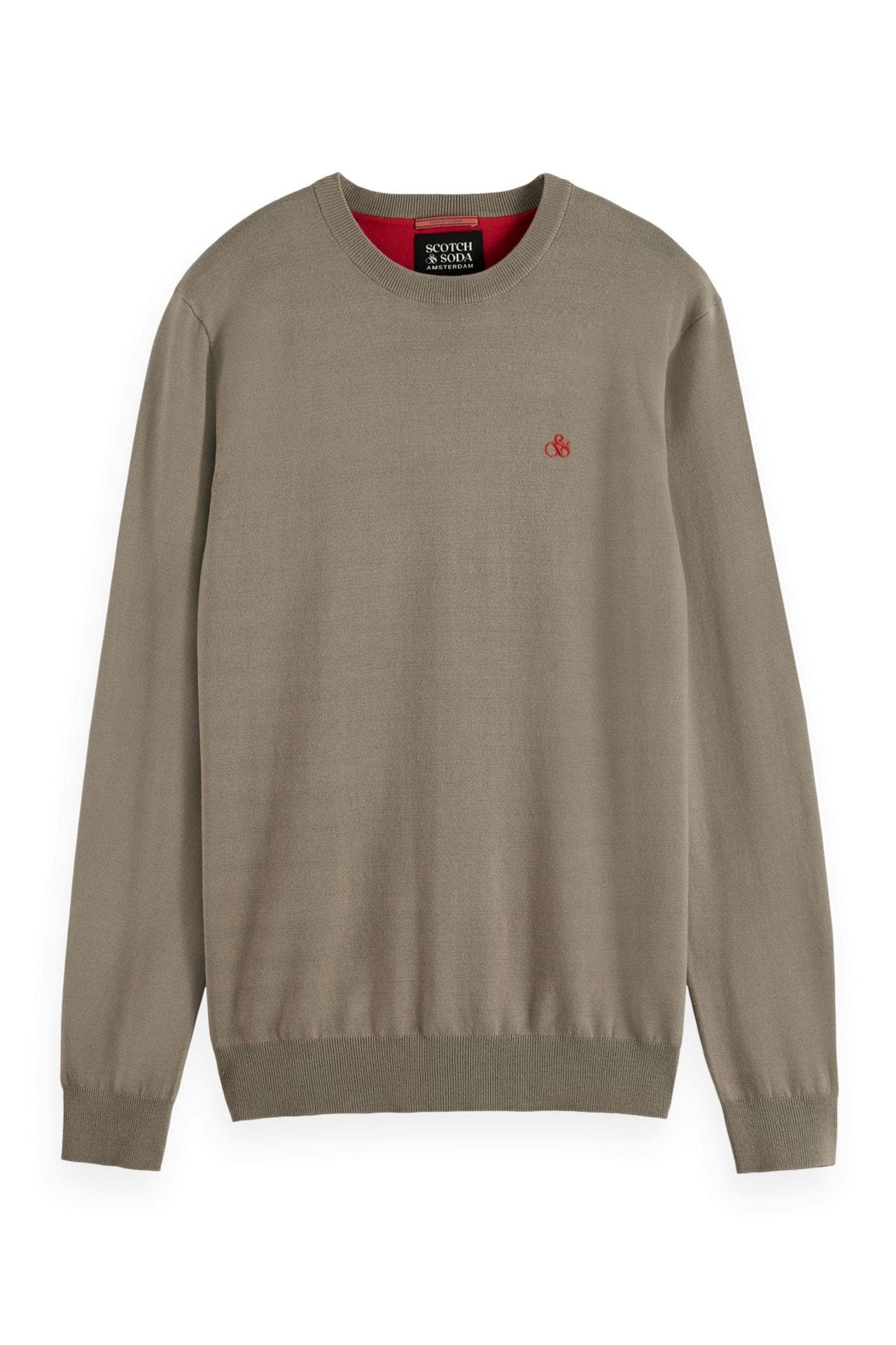 SCOTCH & SODA Strickpullover 'Essential' taupe, Bild 1