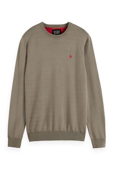 SCOTCH & SODA Strickpullover 'Essential' taupe