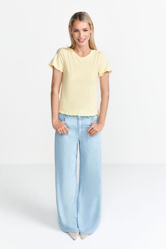 RICH & ROYAL T-Shirt hellgelb