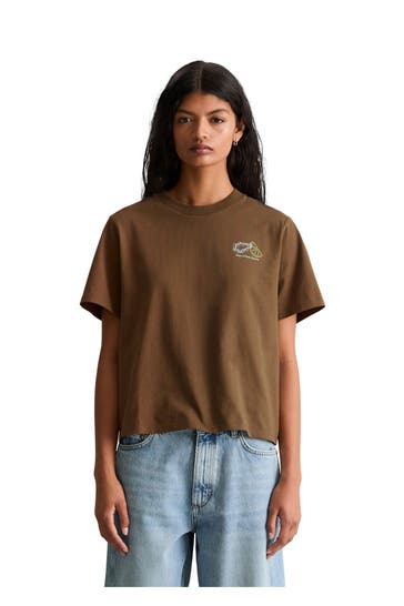 MARC O'POLO DENIM T-Shirt dunkelbraun