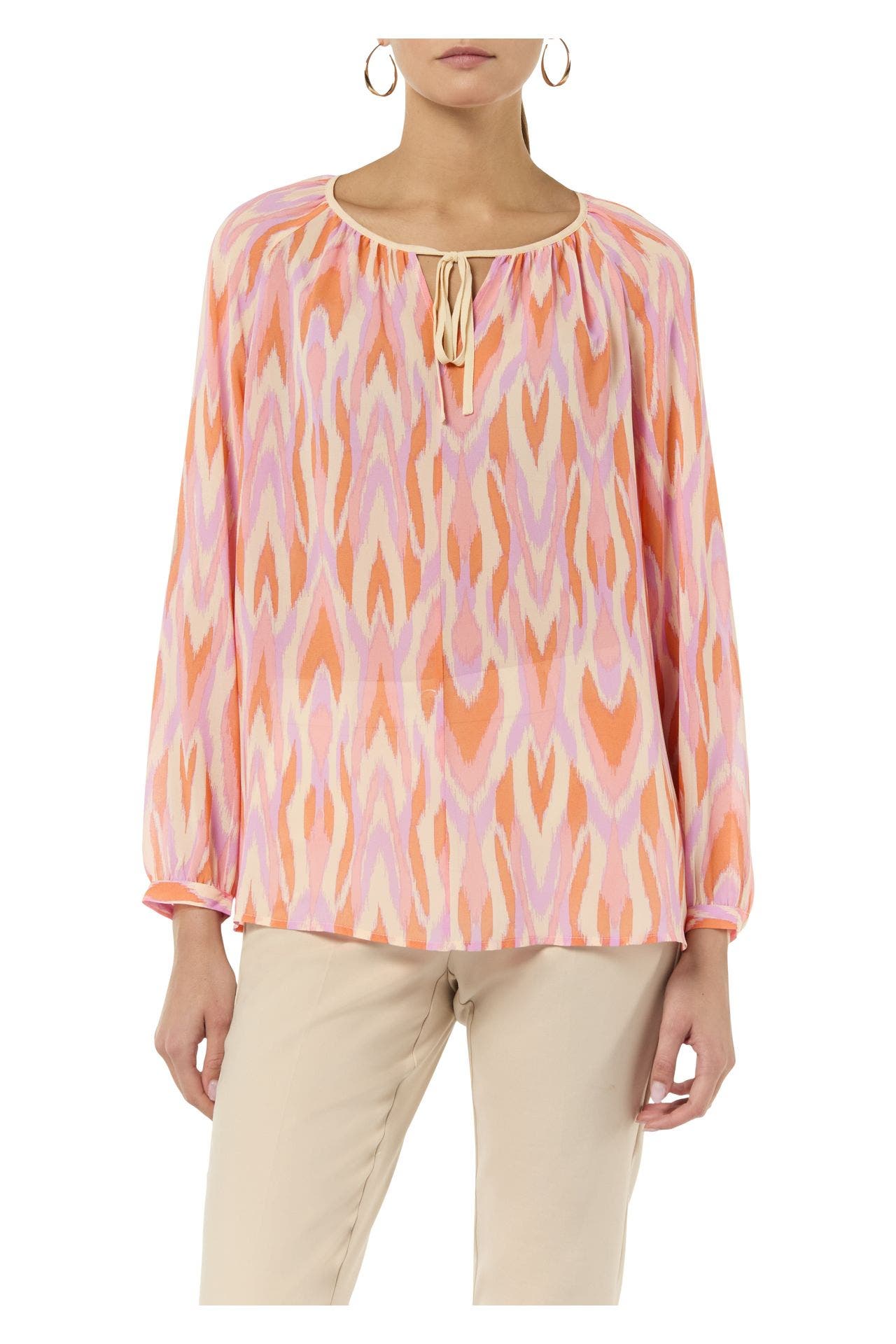 COMMA, Casual-Bluse gemustert, Bild 1