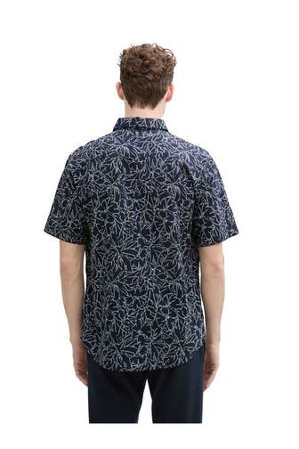 TOM TAILOR Leinenmix-Hemd Regular Fit