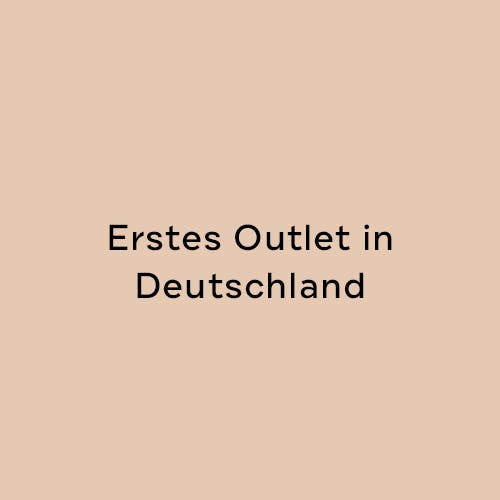 Erstes Outlet in Deutschland