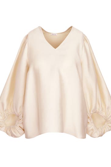 SEIDENSTICKER Business-Bluse Uni Ecru