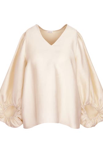 SEIDENSTICKER Business-Bluse Uni Ecru