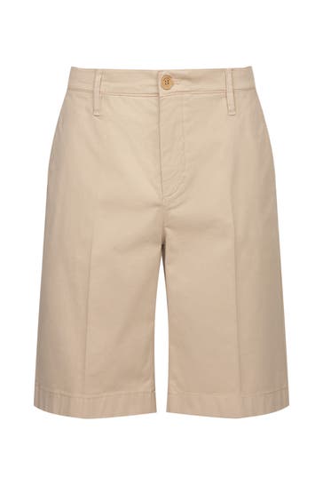 SEIDENSTICKER Stoffhose Uni Braun Straight