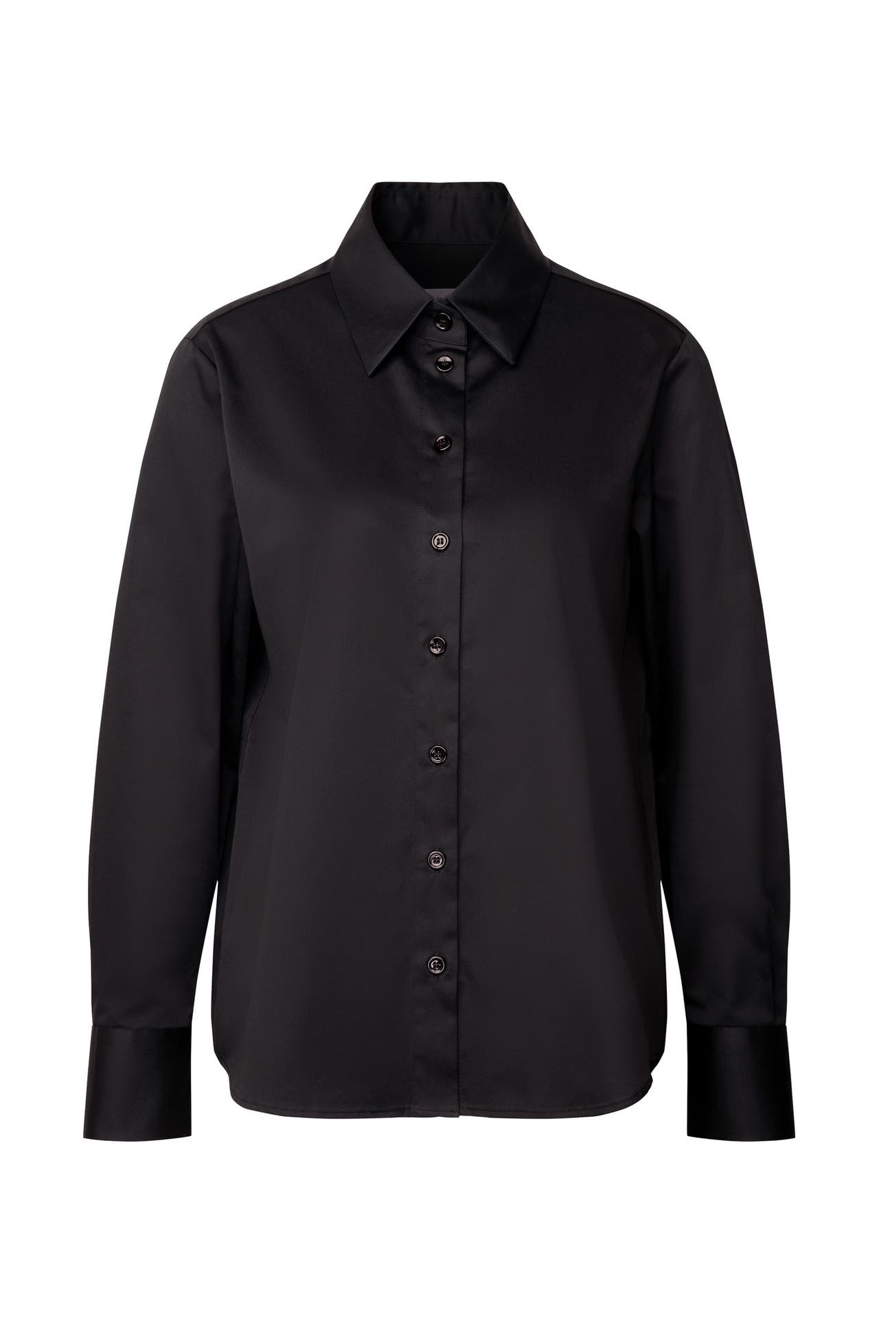 SEIDENSTICKER Business-Bluse Uni Schwarz, Bild 1