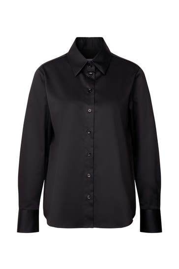 SEIDENSTICKER Business-Bluse Uni Schwarz