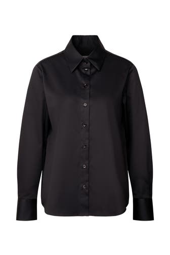 SEIDENSTICKER Business-Bluse Uni Schwarz