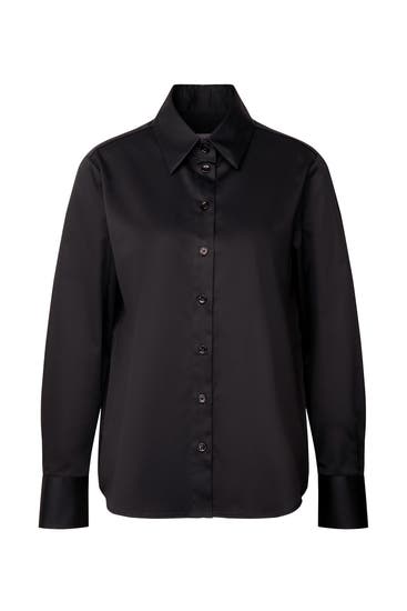 SEIDENSTICKER - Business-Bluse Uni Schwarz