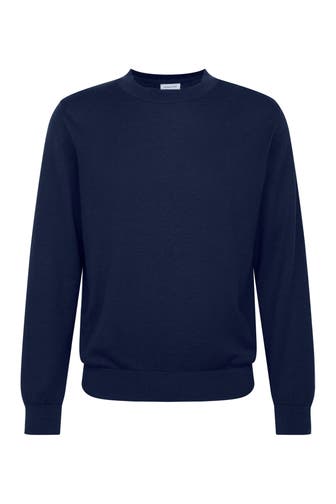 SEIDENSTICKER Pullover Uni Dunkelblau