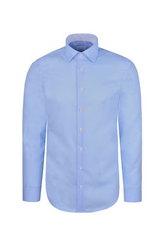 SEIDENSTICKER Business-Hemd Uni Hellblau Slim Fit