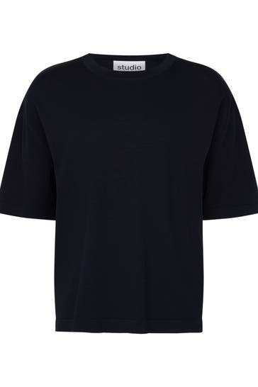 SEIDENSTICKER Strick T-Shirt Uni