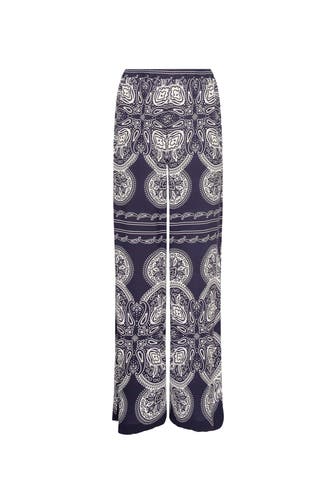SEIDENSTICKER Business-Hose Tuchprint Dunkelblau Straight