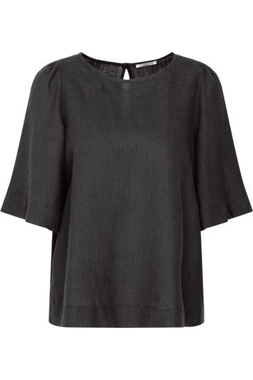 SEIDENSTICKER Business-Bluse Uni Schwarz