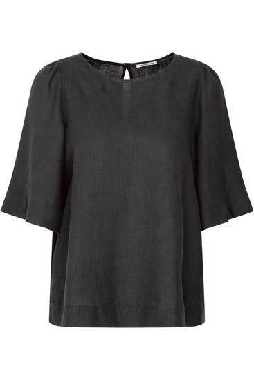 SEIDENSTICKER - Business-Bluse Uni Schwarz
