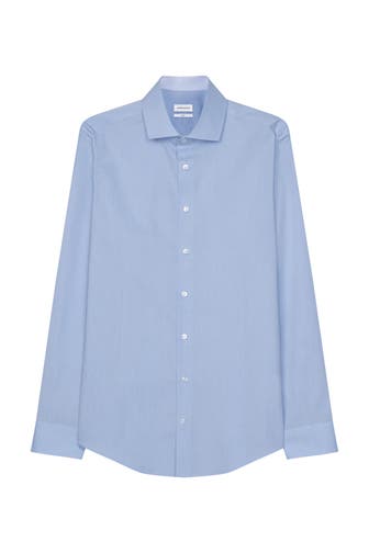 SEIDENSTICKER Business-Hemd Uni Hellblau Slim Fit