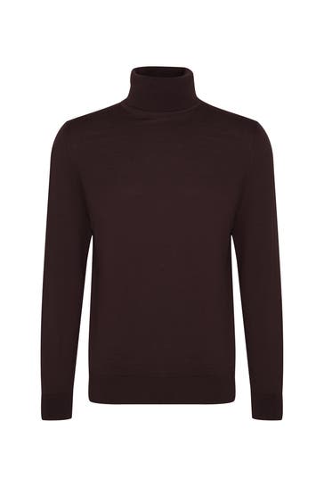 SEIDENSTICKER Pullover Uni Braun