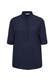 Business-Bluse Uni Dunkelblau
