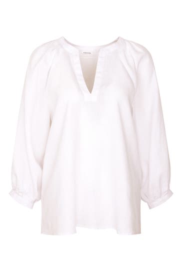 SEIDENSTICKER Business-Bluse Uni Weiß