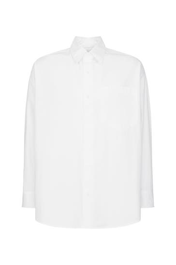SEIDENSTICKER Business-Hemd Uni Weiß Loose Fit