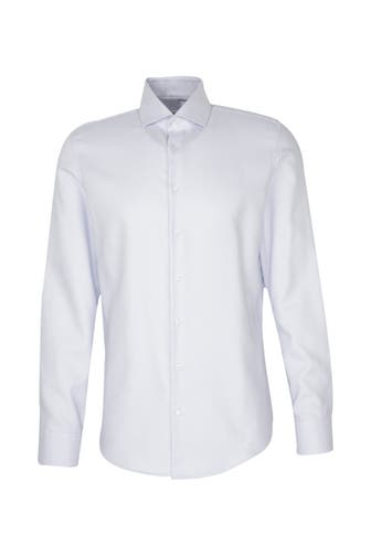 SEIDENSTICKER Business-Hemd Struktur Hellblau Extra Slim Fit