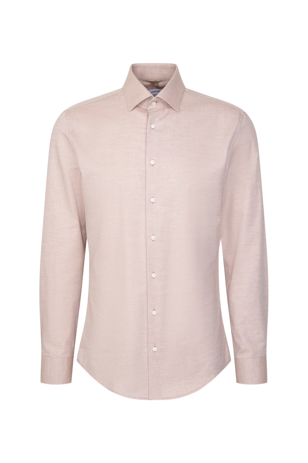 SEIDENSTICKER Business-Hemd Uni Beige Slim Fit, Bild 1